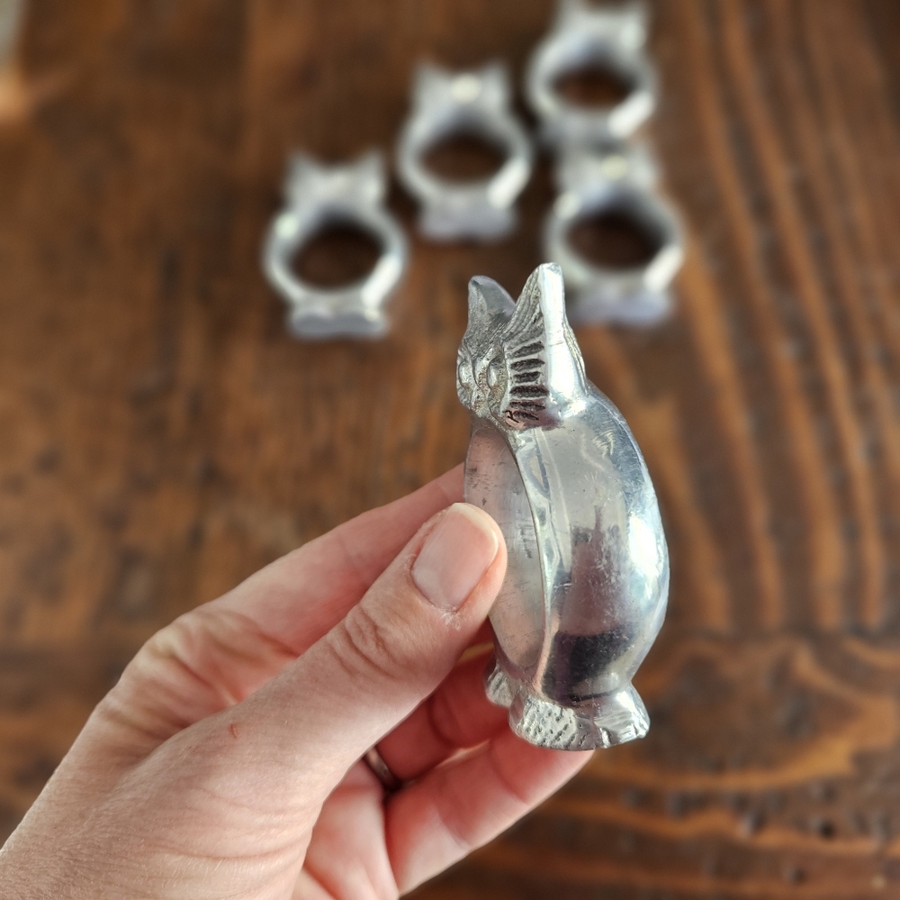 Owl Napkin Rings 5 - Picture 6 of 8